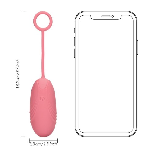 Ultra Soft Silicone Egg Vibrator with Remote Control Loveline