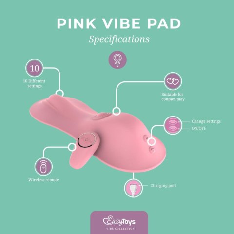 Vibe Pad Tapping + Vibrating - Pink EasyToys