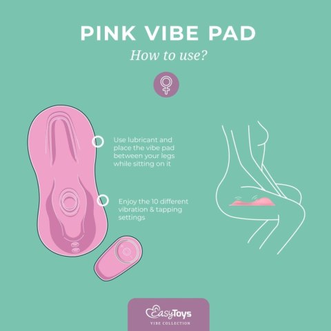 Vibe Pad Tapping + Vibrating - Pink EasyToys