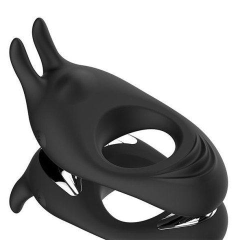 FeelzToys - Zeus Dual Vibe Cock Ring Black FeelzToys