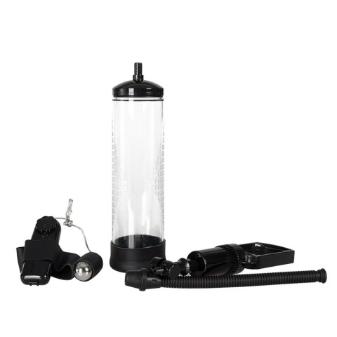 Pompka-Powerpump MAX Vibrating - Black&Clear B - Series Power