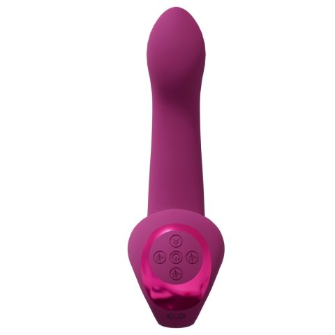 Riko - Rechargeable Triple Action Thumper with Advanced Finger Motion & Pulse Wave Stimulator - Pink Vive