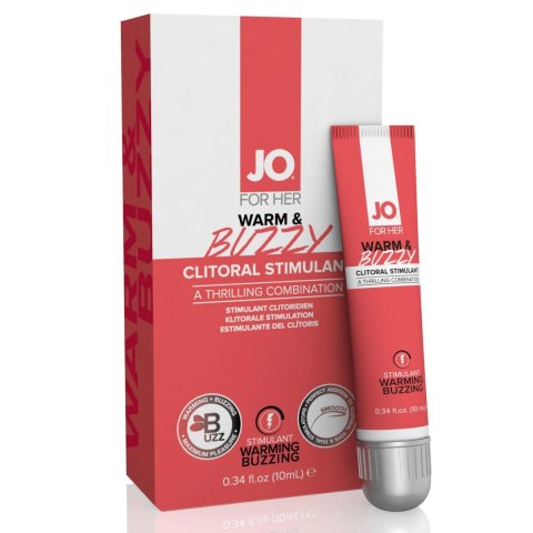 System JO - For Her Clitoral Stimulant Warming Warm & Buzzy 10 ml JO