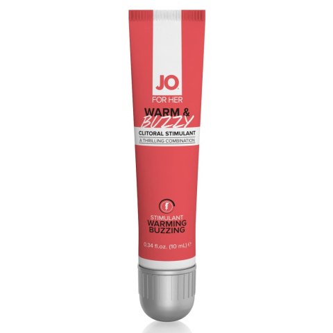 System JO - For Her Clitoral Stimulant Warming Warm & Buzzy 10 ml JO