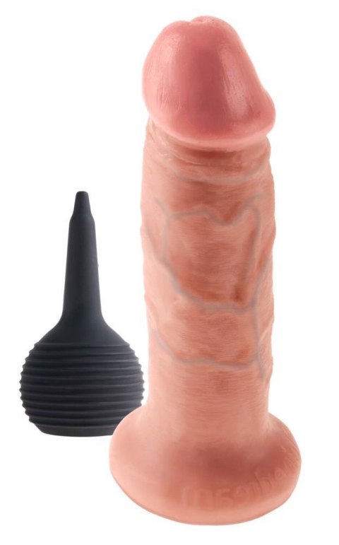 KC 6" Squirting Cock Light King Cock