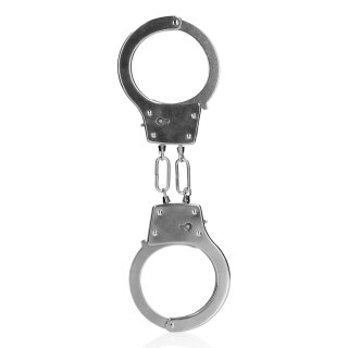 Metal Hand Cuffs - Silver Ouch!