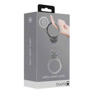 Metal Hand Cuffs - Silver Ouch!