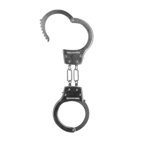 Metal Hand Cuffs - Silver SHOTS