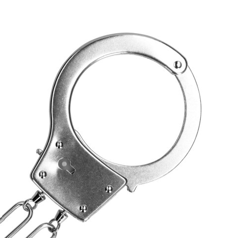 Metal Hand Cuffs - Silver SHOTS