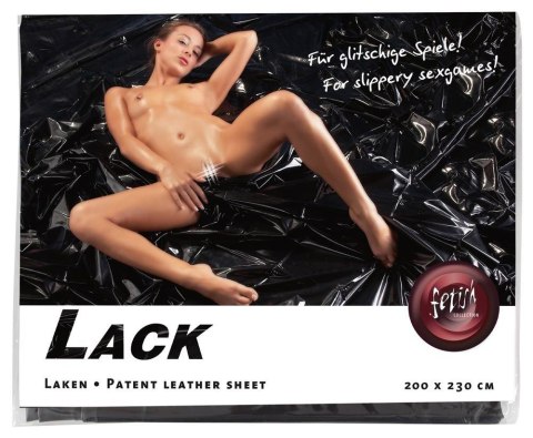 Vinyl Bed Sheet black Fetish Collection