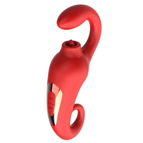 Wibrator-Merfi, 10 vibration functions, 10 frequency tongue licking USB B - Series Power