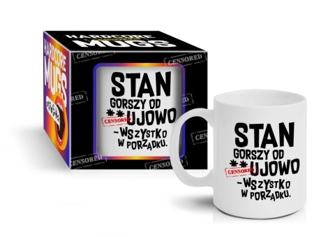 HARDCORE MUGS - kubek Boss 300ml - Stan 
gorszy od...ujowo BGtech