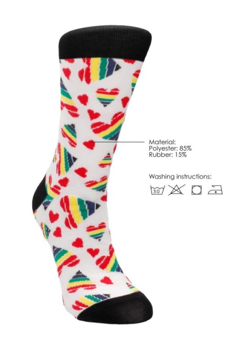 Happy Hearts - 42-46 Sexy Socks