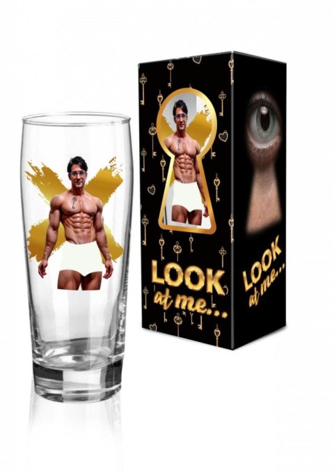 LOOK AT ME - Szklanka do piwa 500 ml - Mężczyźni BGtech