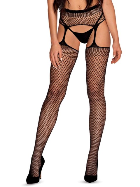 Bielizna-Garter stockings S815 S/M/L Obsessive