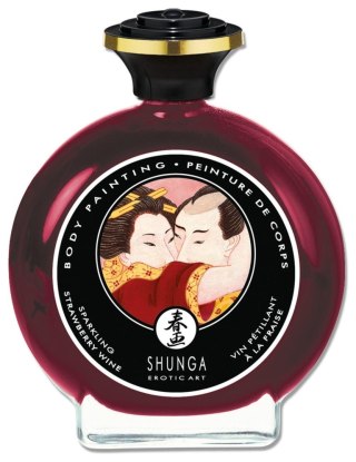 Body Painting Strawberry Sparkling Wine Shunga