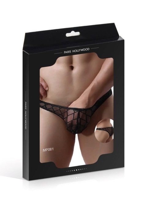 MEN'S BRIEFS MP061 BLACK (Size: M) Paris Hollywood