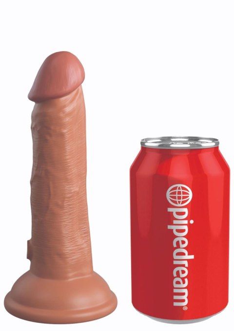 6 Inch 2Density Silicone Cock Caramel skin tone Pipedream