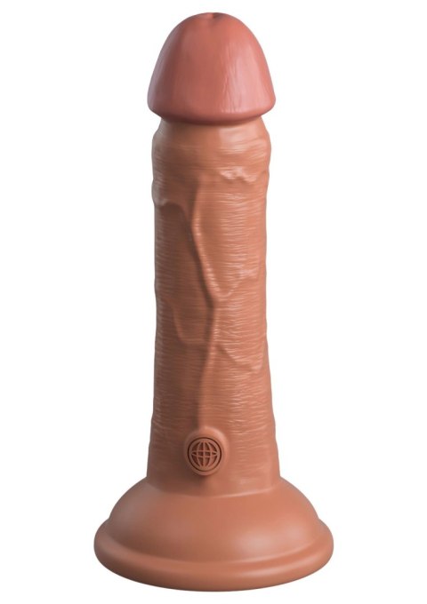 6 Inch 2Density Silicone Cock Caramel skin tone Pipedream