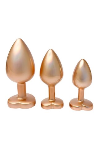 GLEAMING LOVE MATTE GOLD PLUG SET Dream Toys