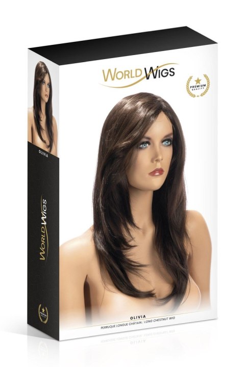 PERRUQUE OLIVIA LONGUE CHATAIN WORLD WIGS