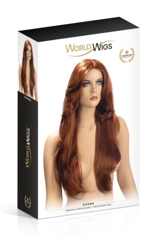 PERRUQUE RIHANA LONGUE ROUSSE WORLD WIGS