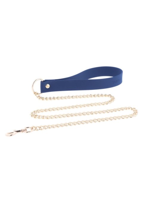 Silicone Collar and Leash Blue Taboom