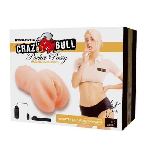 CRAZY BULL - Realistic Pocket Pussy ,Vibration Crazy Bull