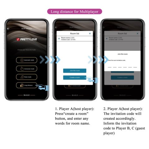 PRETTY LOVE - Abner, Mobile APP Long-distance Control 12 vibration functions Pretty Love