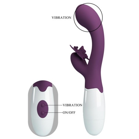 PRETTY LOVE - Butterfly Kiss purple, 30 vibration functions Pretty Love