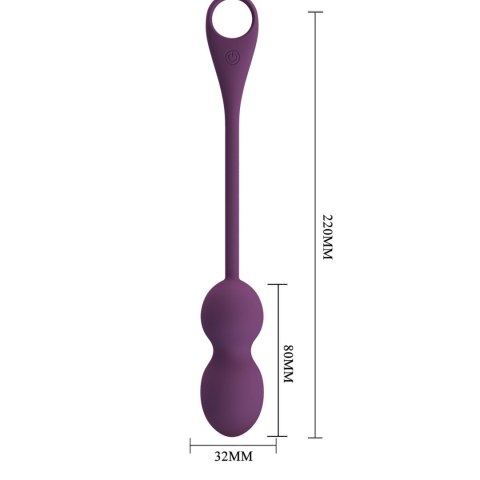 PRETTY LOVE - Elvira dark Purple, 12 vibration functions Mobile APP Long-distance Control Pretty Love