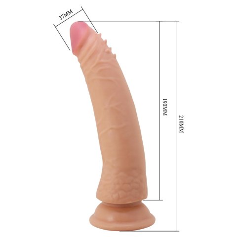 PRETTY LOVE - KABLE 8.3"(210mm) Sliding Skin Series TPR / ABS, Bendable Suction base Pretty Love