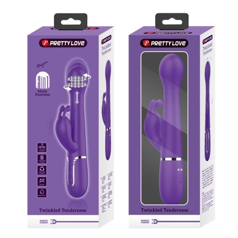 PRETTY LOVE - Dejon dark Purple, 7 vibration functions 4 thrusting settings 4 rotation functions Pretty Love