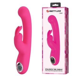 PRETTY LOVE - Lamar dark Pink, 10 vibration functions 9 speed levels Pretty Love