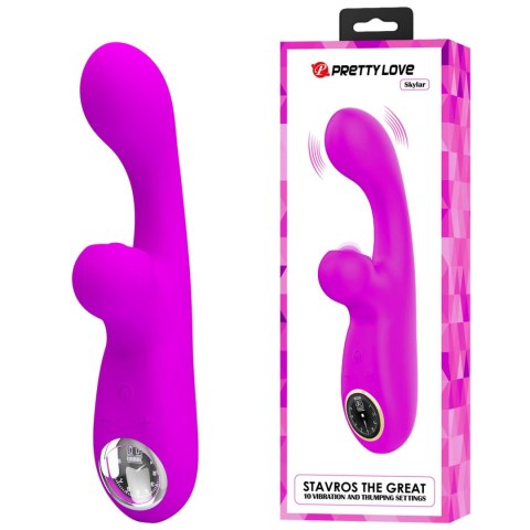 PRETTY LOVE - Skylar Purple, 10 vibration functions 9 speed levels 10 thumping functions Pretty Love