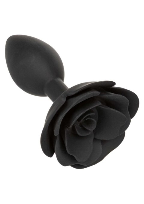 Large Rose Anal Plug Black Calexotics