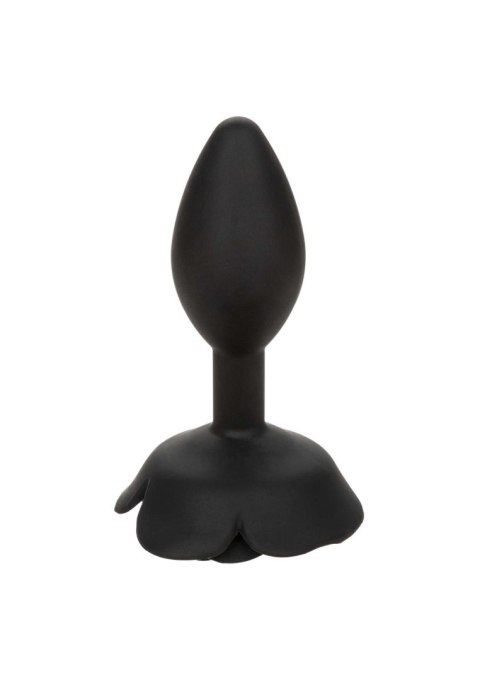 Large Rose Anal Plug Black Calexotics