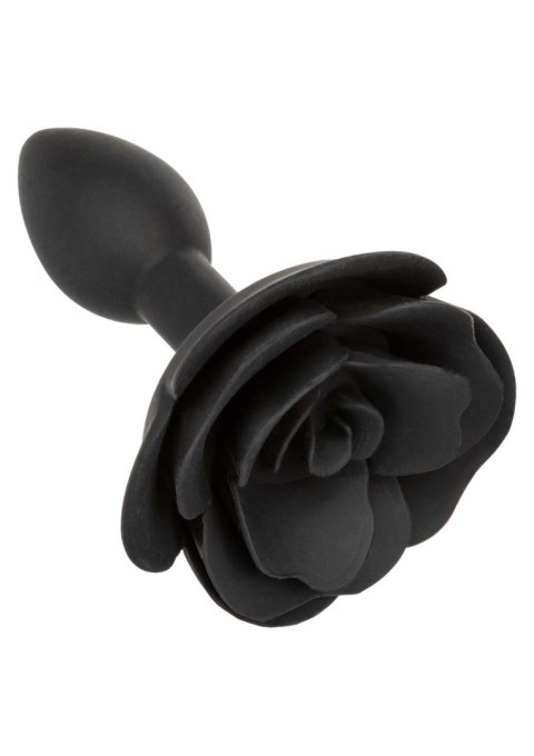 Small Rose Anal Plug Black Calexotics