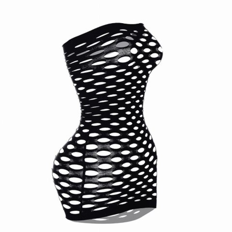 Fishnet Dress Eloisa- Black Christine