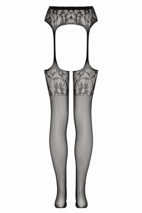 Suspender pantyhose Sulita - Black Christine