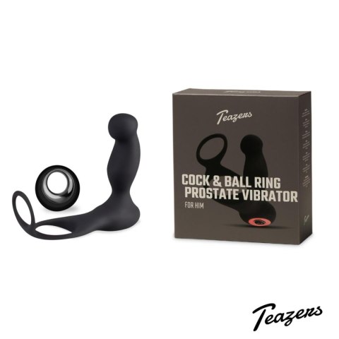 Teazers Cock & Ball Ring Prostate Vibrator with Remote Control Teazers