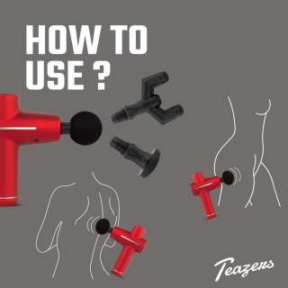 Teazers - Massage Gun - Red Teazers