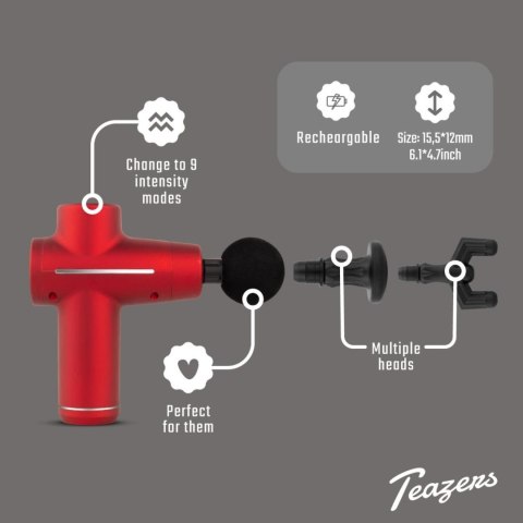 Teazers - Massage Gun - Red Teazers