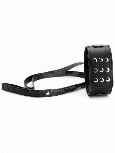 Black Collar With Leash Argus