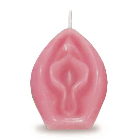 Eden's Candle - Vanilla Scented Vagina - Rose LITTLE GENIE PRODUCTIONS