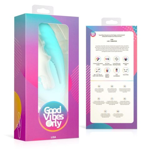 Good Vibes Only - Lisa Thrusting Rabbit Vibrator with G-Spot Stimulator Good Vibes Only