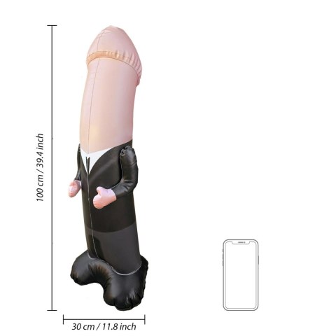 Inflatable Groom Bop Bag - Flesh S-Line