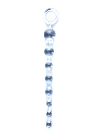 Plug/kulki-Jelly Anal 10 Beads Clear B - Series EasyLove