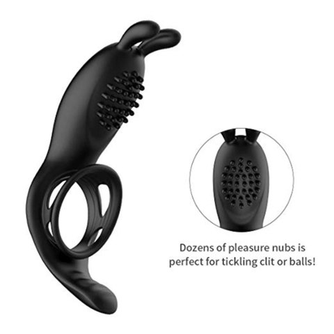 RabbitVibration Cock Ring with remote B - Series Cute