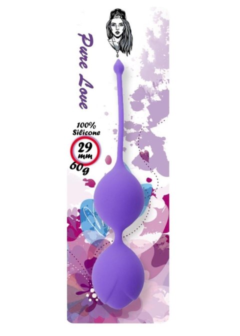 Silicone Kegel Balls 29mm 60g Purple - B - Series B - Series Femme